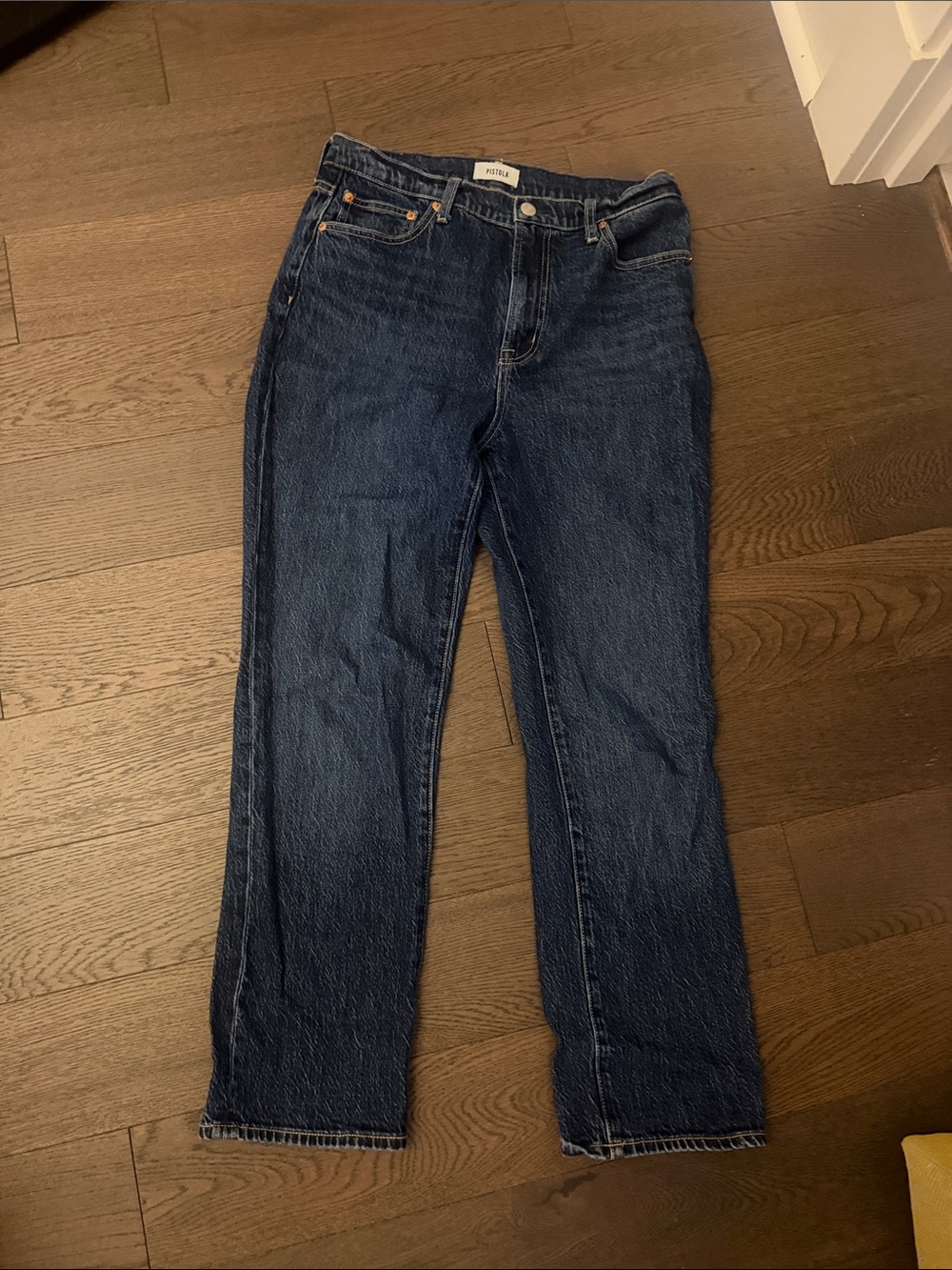 Pistola Dark Indigo Straight-Leg Jeans